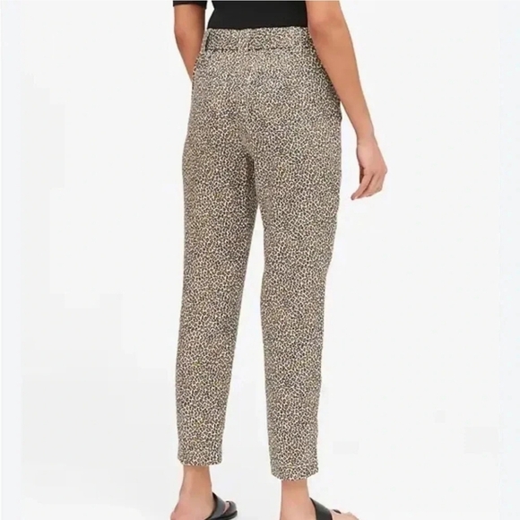 Banana Republic Animal Print Belted Pants Size XS - Picture 7 of 7